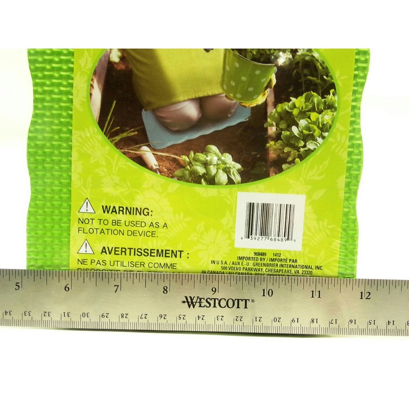 Garden Collection Foam Gardening Kneeling Pad Green