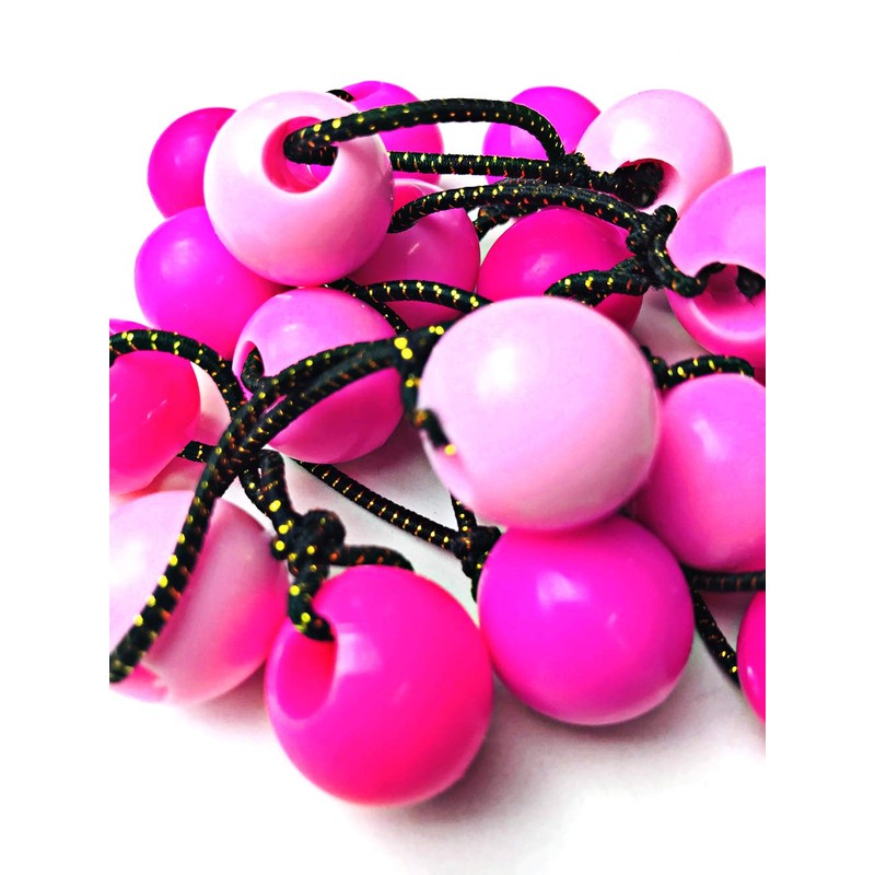 Tara Girls Twinbead Bubble Ball Ponytail Elastics 10 Pieces Selection