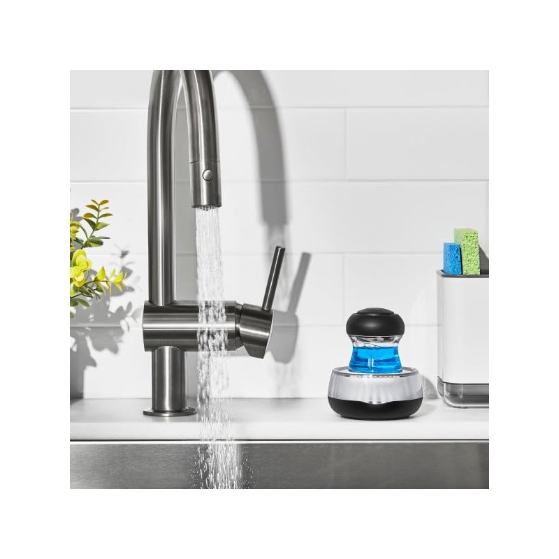 OXO Good Grips Soap Dispensing Palm Brush Storage Set