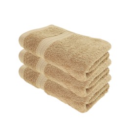 Julie Julsen® Organic Bath Towel Set, 3 Bath Towels Available in 32 Colours, Soft and Absorbent, Sand 70 x 140 cm