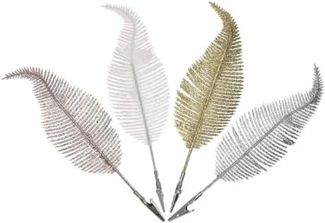 ORFOFE 4piezas Adornos Navideños De Artificiales para Decoración De Árbol De Navidad Clips para Manualidades y DIY para Ocasiones Interiores y