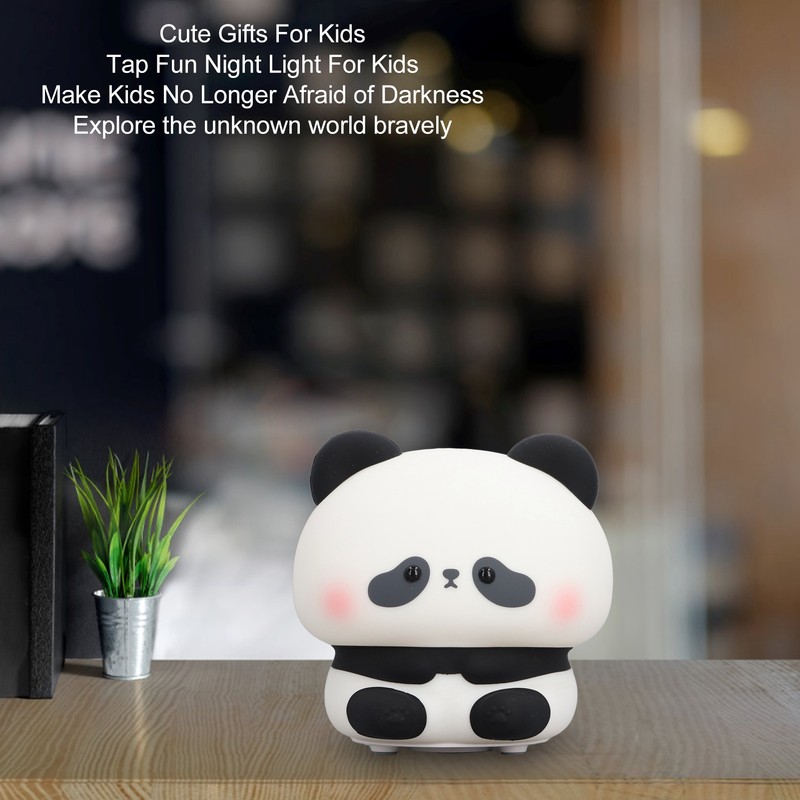 Night Light for Kids 3 Level Dimmable Bedside Lamp Rechargeable