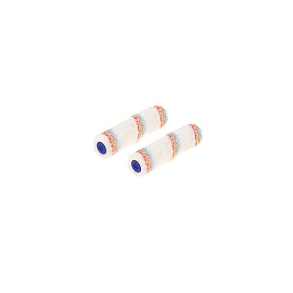2 x Professional Paint Roller Multicolour Mini 10 cm Universal