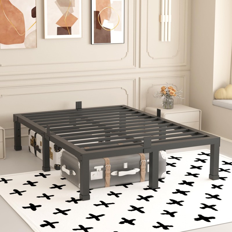 Yitong Angel 14 Inch Queen Size Bed Frame,3500 lbs Heavy