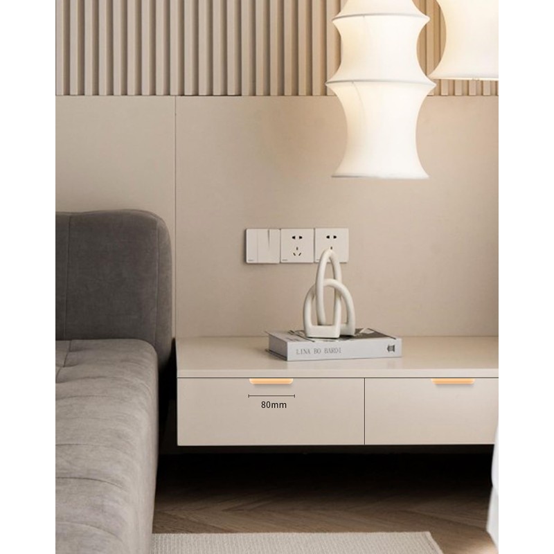 BaiNong 5 Pack 3 inch self Adhesive Cabinet pulls Adhesive