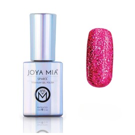 JOYA MIA Glitter gel nail polish Platinum gel nail polish SparX Beautiful Titanium Sparkle Gel Polish (SPX-43)