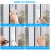 Transparent Window Seal Weather Sealing Tape 2 Inch x 32.8
