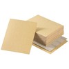 Shawya 40PCS 1/4 Sheet Sandpaper 4.5 x 5.5 Inch Gold