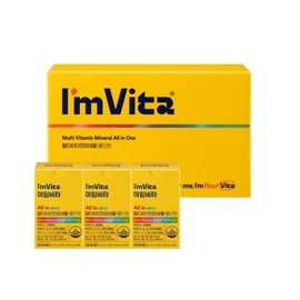 I'm Vita Chong Kun Dang Health I’mvita Multivitamin All-in-One Gift Set 90 tablets, 1 piece / 종근당건강 아임비타 멀티비타민 올인원 선물세트 90정, 1개