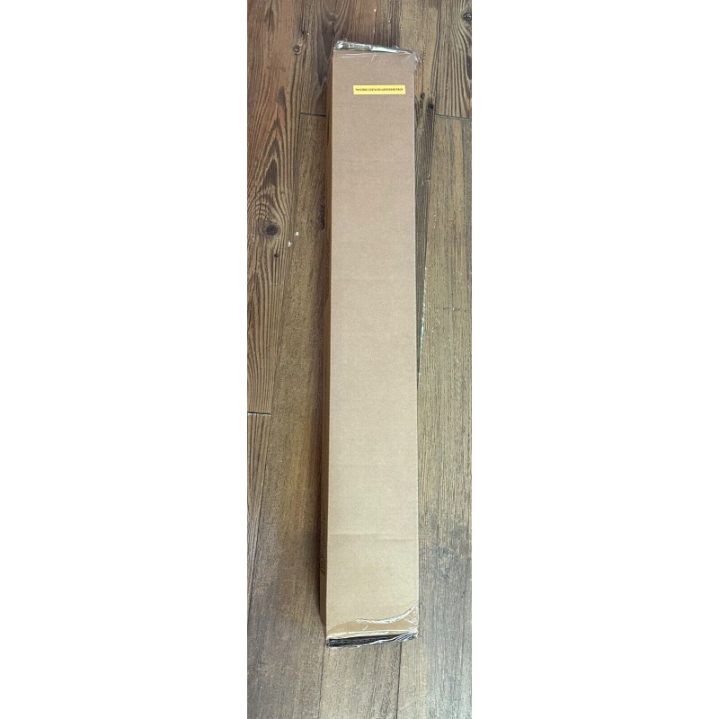 Home Decorators Collection Modern Farmhouse Honey Flat-Weave Cordless Bamboo Shade