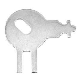 Key for von Drehle Dispensers - Compatible with von Drehle Dispenser Models: 2245, 2270, 19067, 175AO, 25000, 3467, 1061, 1080E, 8861, 8080E - Multi-Purpose Silver Metal
