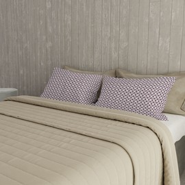 Italian Bed Linen MB Home Italy, “Printed Colors” Pillowcases, Maiden Pink, 52 x 82 cm