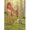 Fawn and Bunny Friends Avanti Thank You Card