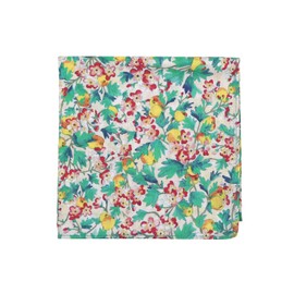 DDintex FLORET LONDON Cross 02 Spring Orchard, Beige, 17.7 x 17.7 inches (45 x 45 cm) [With Liberty Print]