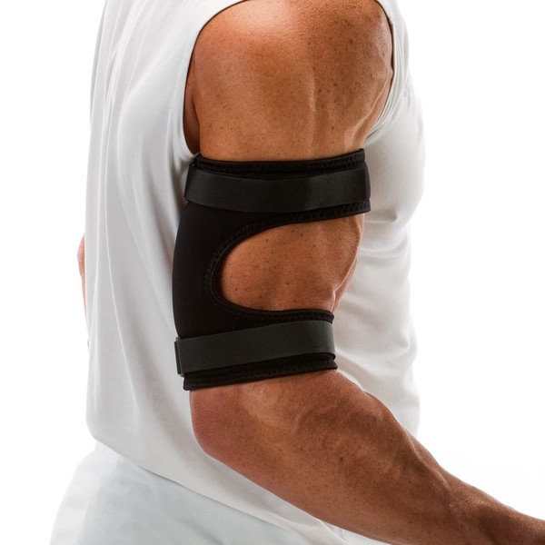 Cho-Pat Bicep/Tricep Cuff, Compression Brace for Bicep/Tricep Tendonitis, Weight Lifting Strains, and Inflammation, XX-Large, Made in the USA