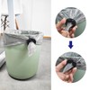 6 Pcs Black Trash Bag Holder - Reusable Trash Liner