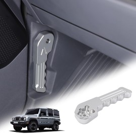 Tumukiw Hood Release Handle Lever Replacement Compatible with INEOS Grenadier 2020-2024, Aluminum Alloy Hood Latch Release Pull Handle Decoration Interior Accessories (Silver)