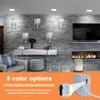 Vtuik 4 Pack 11 inch 24W Dimmable Square LED Recessed