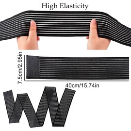 Pack of 4 Elastic Wrist Bandage, Breathable Compression Support Wrist Support Strap, Adjustable Wrist Guard Against Wrist Support Hand Bandage for Sports, Fitness