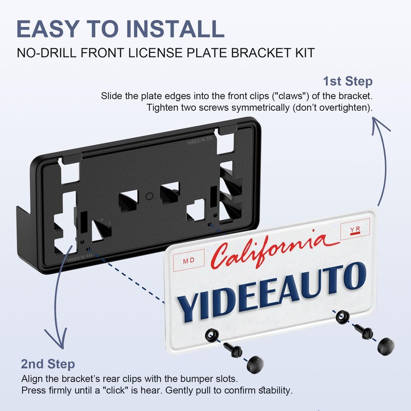 License Plate Bracket for 2021 2022 2023 Ford F-150 Accessories,