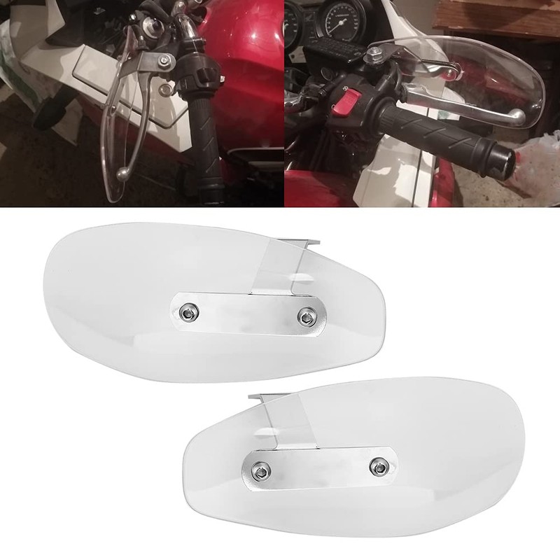 Strong Flexibility 10mm 0.4in Universal Motorcycle Handguard handlebar wind deflector
