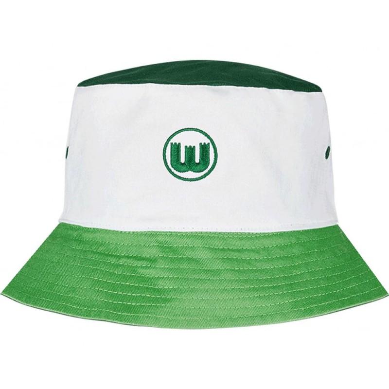 VfL Wolfsburg Fishing Hat Pewter Crest, green, white