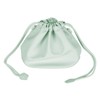 PU Leather Drawstring Camera Bag, Waterproof PU Leather Drawstring Pouch