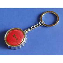 BSA BOTTLE CAP SHAPED KEY RING BOTTLE OPENER #276