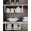Nxconsu 2Pack Under Shelf Storage Basket Organizer Hanging Holder for