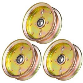 Flat Idler Pulley for Husqvarna EZ 4216 4217 4220 4819 4822 4824 5225 5424 5426 6124 Z4218 Z4824 539112196 539131148 539132728 3 Pack