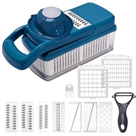 Vegetable Chopper Slicer 15-in-1 Multifunctional Chopper Vegetable Cutter with Container for Fast and Easy Kitchen Prep