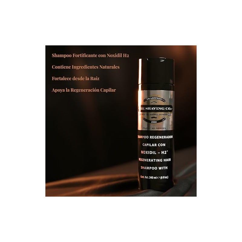 THE SHAVING CO Shampoo para crecimiento del cabello. - REGENERADOR