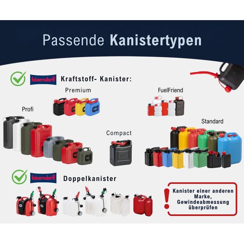 hünersdorff 819711 Outlet Pipe Premium Petrol Red