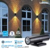 LEONLITE Integrated LED Cylinder Up Down Wall Light, 20W 1400lm,