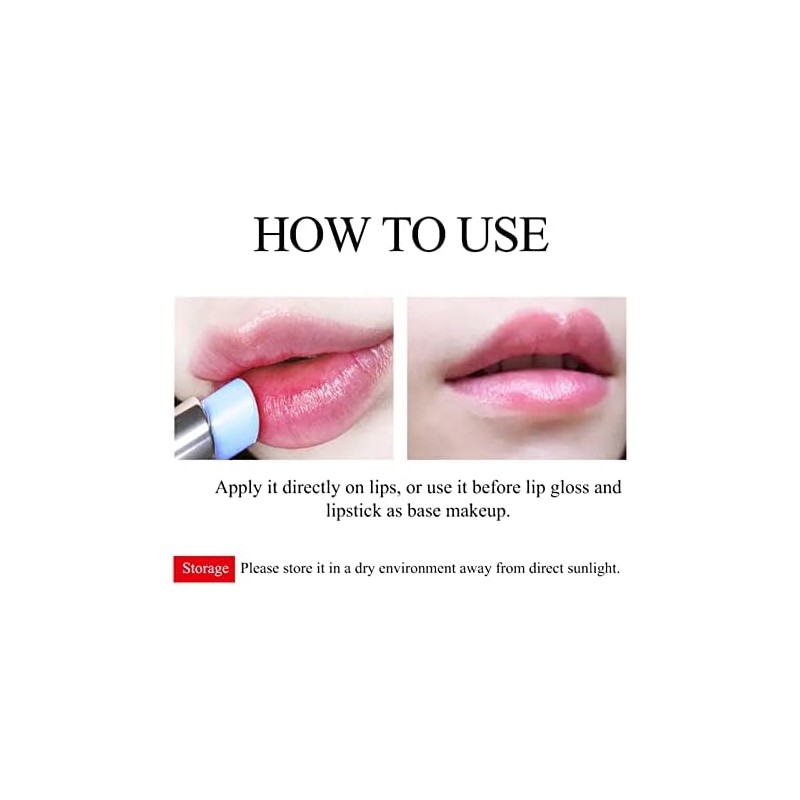 Bálsamo labial con ácido hialurónico Relleno labial Extracto natural Desvanecimiento