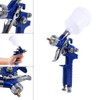 Blue Gravity Feed HVLP Mini Air Paint Spray Gun Low
