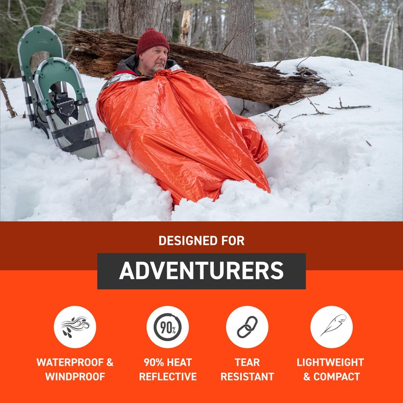 SOL Emergency Bivvy XL with Rescue Whistle