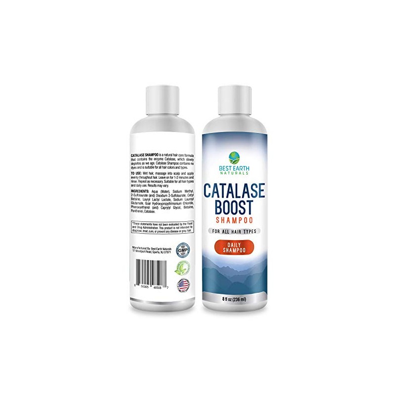Champú Catalase Boost para hombres y mujeres, 8 onzas