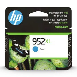 HP 952XL Cyan High-Yield Ink Cartridge | Works OfficeJet 8702, OfficeJet Pro 7720, 7740, 8210, 8710, 8720, 8730, 8740 Series | Eligible for Instant Ink | L0S61AN