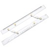 Saysurey Parallel Ruler Marine Navigation Tool with Clear Scales Parallel