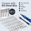 Precision Screw Driver Set – 60in1 Various, Magnetic Bits –