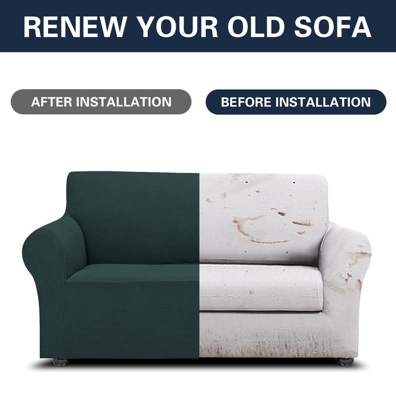 Cupuamon 2026 New Stretch Loveseat Sofa Slipcovers Couch Cover for