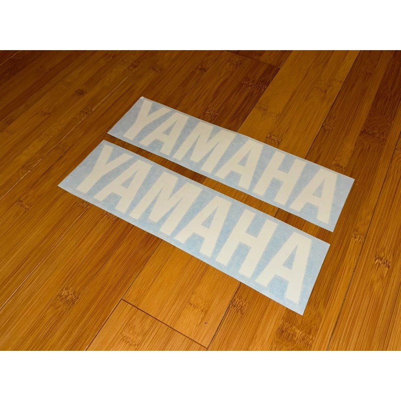 Yamaha Logo 12” Sticker (set Of 2) Boat Motor Outboard