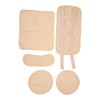 4pcs Castor Oil Packs Set Prevent Leakage Adjust Strap Reusable