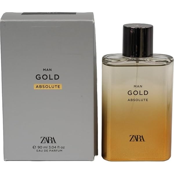 Zara Man Gold Absolute Perfume for Men Elegant and Sophisticated