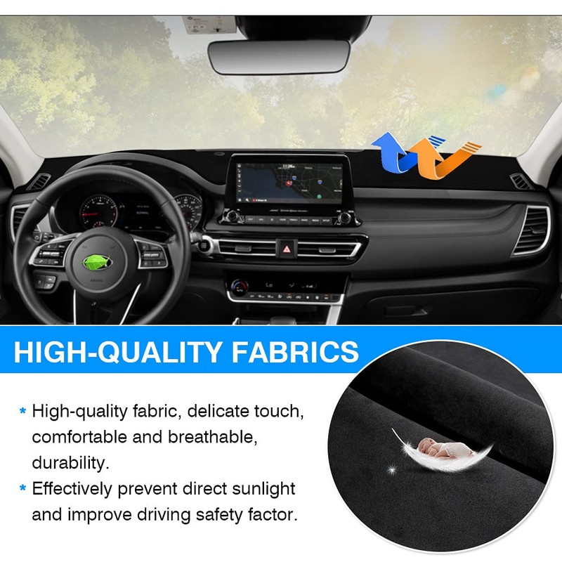 Autorder Dashboard Cover Mat for Kia Seltos 2021 2022 2023