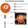 Padaodao Shift Knob Number 5 Billiards Gear Lever Stick Shifter