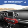 RT-TCZ for Jeep JL Center Dash AC Control Panel Trim