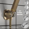 Handle held Shower Head Holder Wall Mount -Adjustable in 5