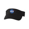 Go All Out One Size Black Visor NASA Insignia Logo